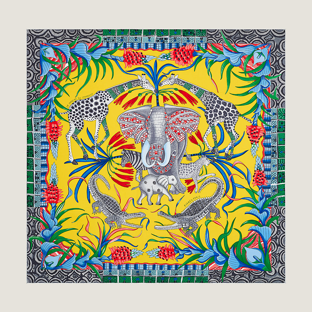 La Marche du Zambeze scarf 90 | Hermès Saudi Arabia